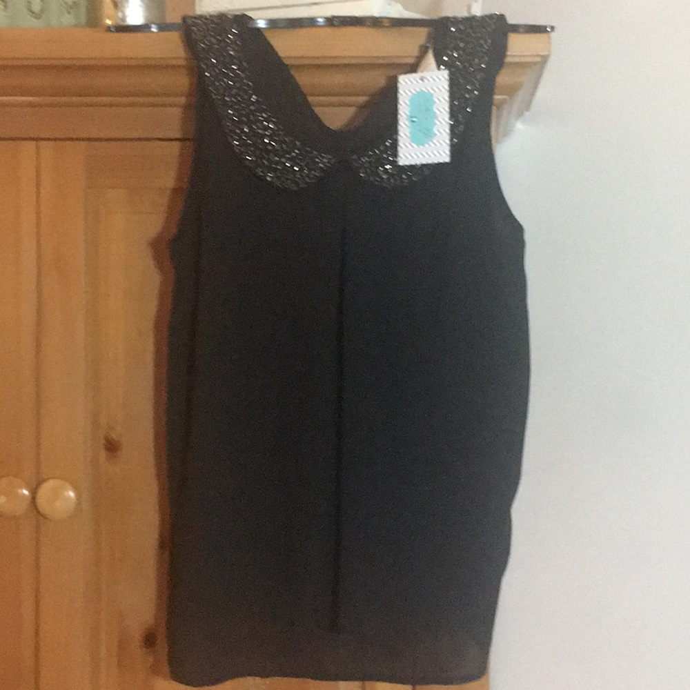 Black Studded Top